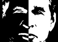 Two Faces Of Bush This Graphic Is Part