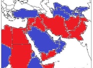 Map of countries US/Israel have bombed or in which US has bases