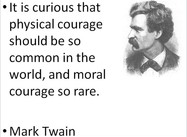 Mark Twain on Courage