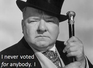 On the Right Way to Vote (W. C. Fields Poster)