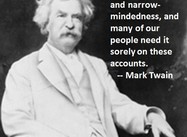 What Americans Sorely Need (Mark Twain Poster)
