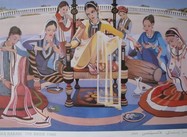 “The Bride” by Sughra Rababi (Painting)