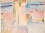 “A View Toward Hamamet” Tunisia (Paul Klee Painting)