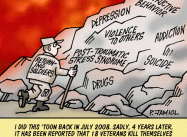 Real Patriotism is Recognizing the Cost for Vets of War (Jamiol Cartoon)