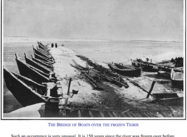 A Bridge of Boats across Frozen Tigris River, Mosul, 1903