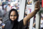 Junta arrests Thai Protesters using ‘Hunger Games’ 3-finger Salute at Mockingjay Premiere