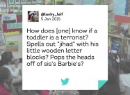 Tee tomesing, tay tomesing? UK Kindergarten Teachers must report Terrorist Toddlers