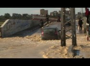 Hundreds of Palestinians flee as Israel opens dams into Gaza Valley