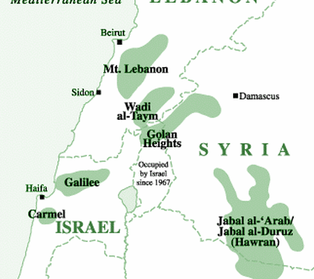 Map: Druze Communities