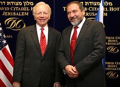 Joe Lieberman & Avigdor Lieberman