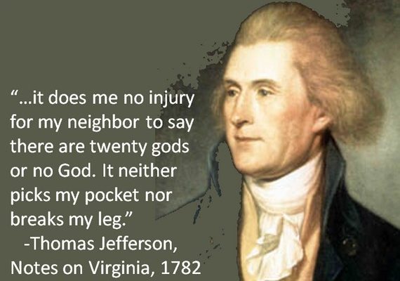 Thomas Jefferson on Polytheism and Atheism (Poster)