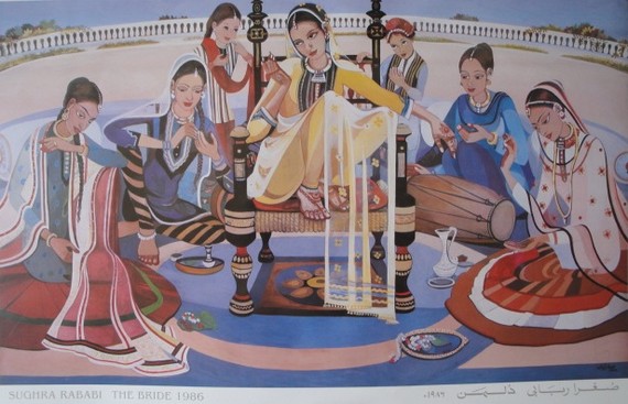 “The Bride” by Sughra Rababi (Painting)