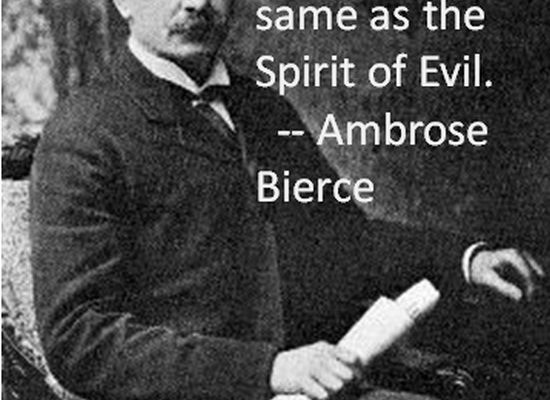 On Dogmatism (Ambrose Bierce Poster)