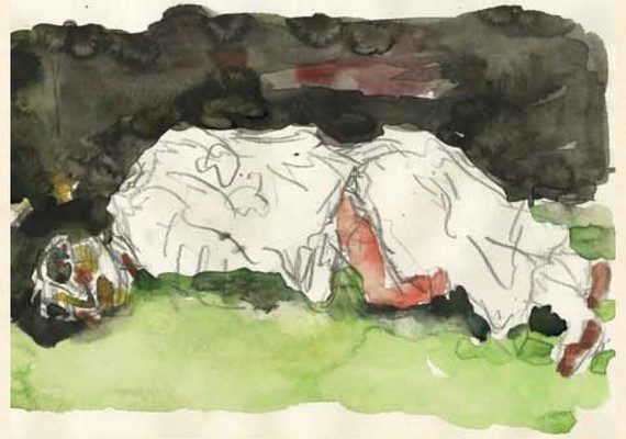 Marionette 2 (Painting by Syrian Modernist Marwan)