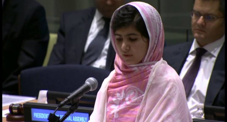 Malala Yousafzai Pleads at UN for Universal Free Schooling for Girls and Boys