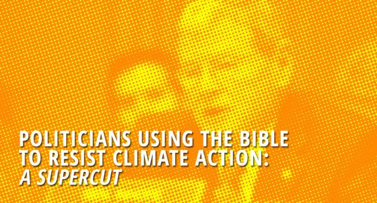 GOP:  No Climate Change because, Bible