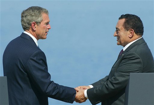George W. Bush, Hosni Mubarak