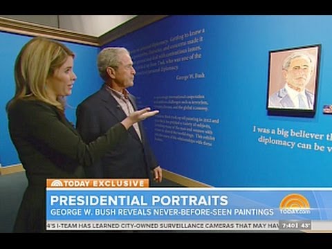 George W. Bush Used Top Google Results For All His Paintings;  Is he in Legal Trouble?
