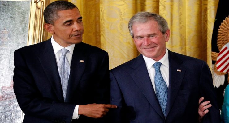 Bush blames Obama for lack of Wars (‘Follow-Through’ on ‘Threats’)
