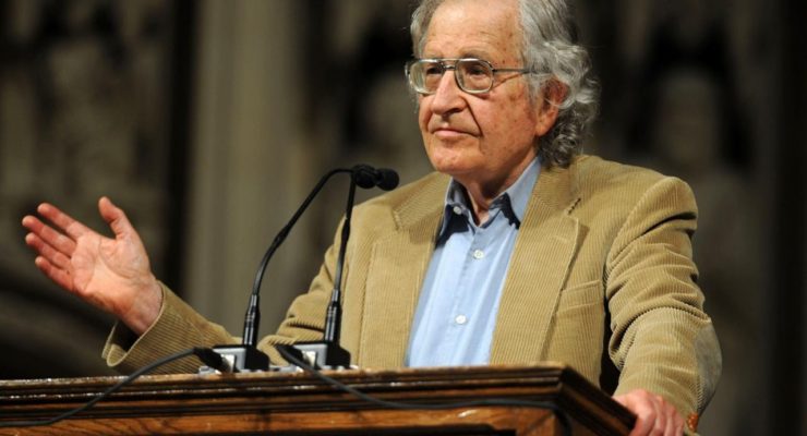 Noam Chomsky slams Turkish Pres. Erdogan for Arresting Academics, supporting Extremism