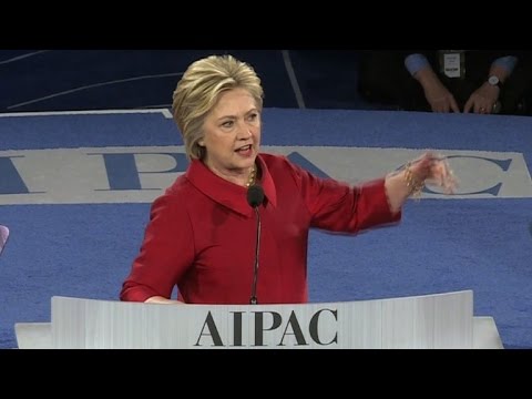 Hillary Clinton goes full Neocon at AIPAC, Demonizes Iran, Palestinians