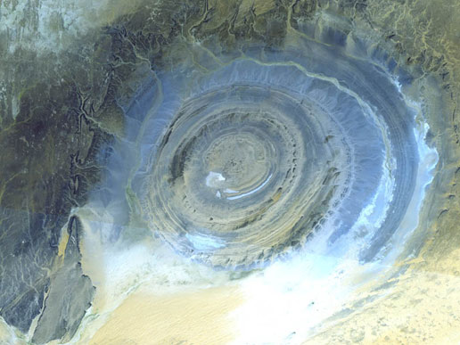 NASA Photo of Sahara:  Richat Structure, Mauritania