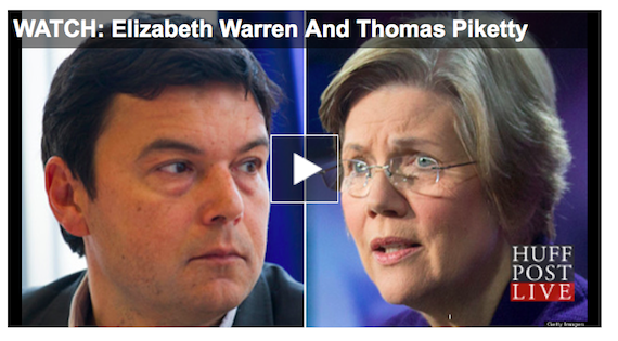 Climate Change, Economic Inequality Are One Debate, says Sen. Warren