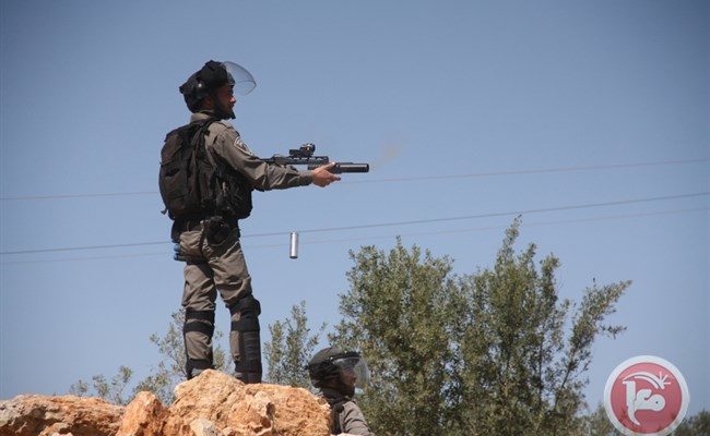 Occupation forces from Israel disperse protests in Palestinian West Bank