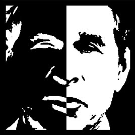 Two Faces Of Bush This Graphic Is Part