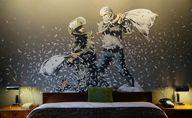 Banksy hotel opens in Bethlehem, eliciting heated reactions by Palestinians