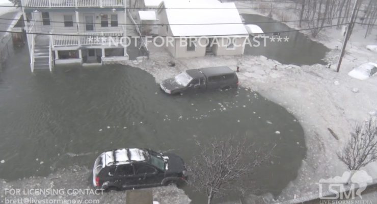 Boston breaks the highest ever recorded tide, followed by frozen floods