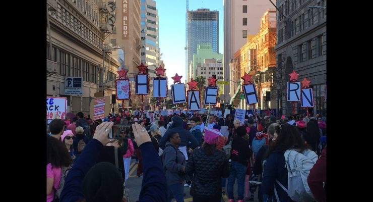 Thousands protest for Women’s Rights in Los Angeles, around Country (Video)