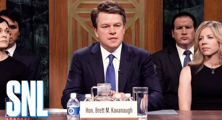SNL: Matt Damon Rakes Kavanaugh over Coals as Angry, Hysterical, Privileged Drunk