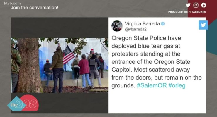 Trump sent Feds to Portland, but will coddle White Supremacist militias who invaded Oregon State House