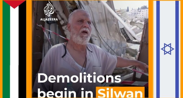 Israeli Forces Demolish Shop, Homes of Palestinians in Jerusalem’s Silwan, beginning Ethnic Cleansing Drive