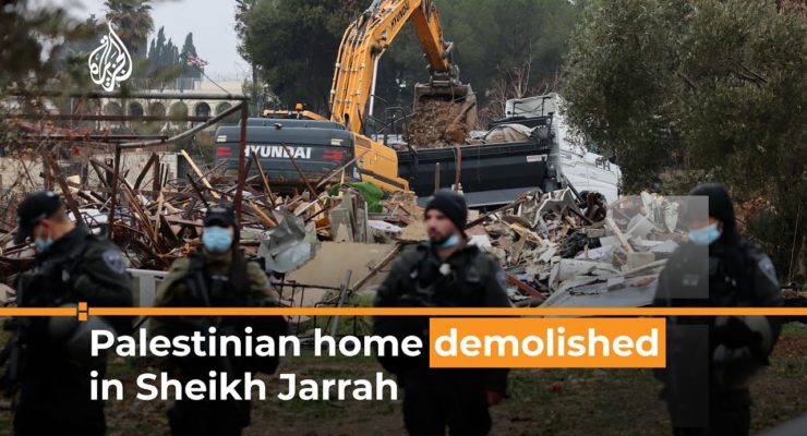 Violating Geneva Convention, Israel Expels Salhiyeh Family and Demolishes their Home in Palestinian E. Jerusalem