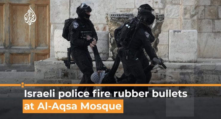 For First Time, Israeli Security deploys Tear-Gas Drones against Palestinians worshiping at the al-Aqsa Mosque