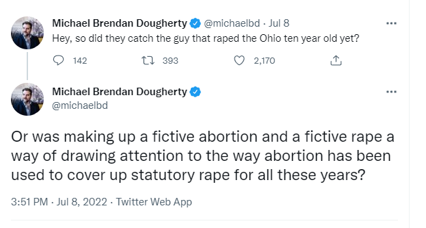 Republicans’ attempted Erasure of a 10-year-old Ohio Rape Victim is incredibly Sick and Disturbed