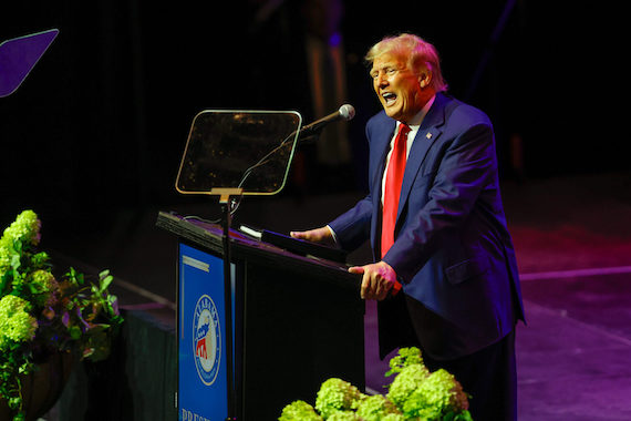 Attempt to bar Donald Trump from 2024 ballot lands in New Jersey