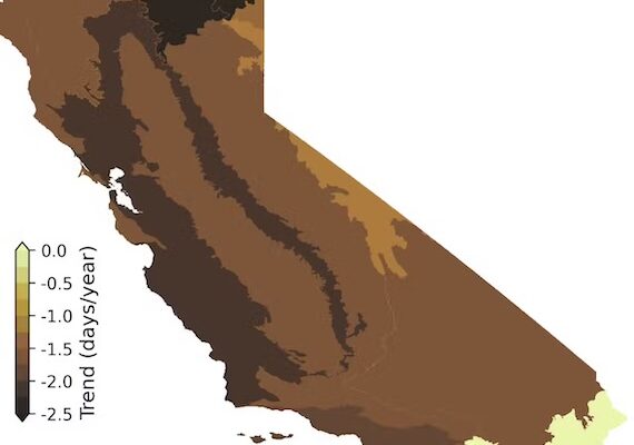 Wildfire Season is starting Weeks earlier in California – a new Study shows how Climate Change is driving the Expansion